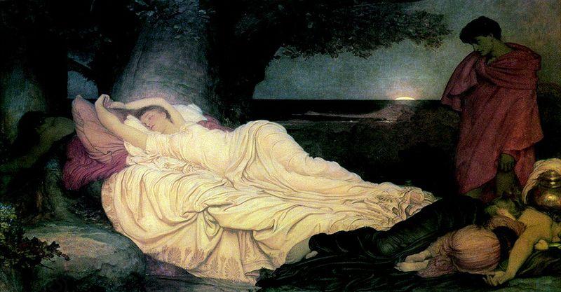 Lord Frederic Leighton Cymon and Iphigenia China oil painting art